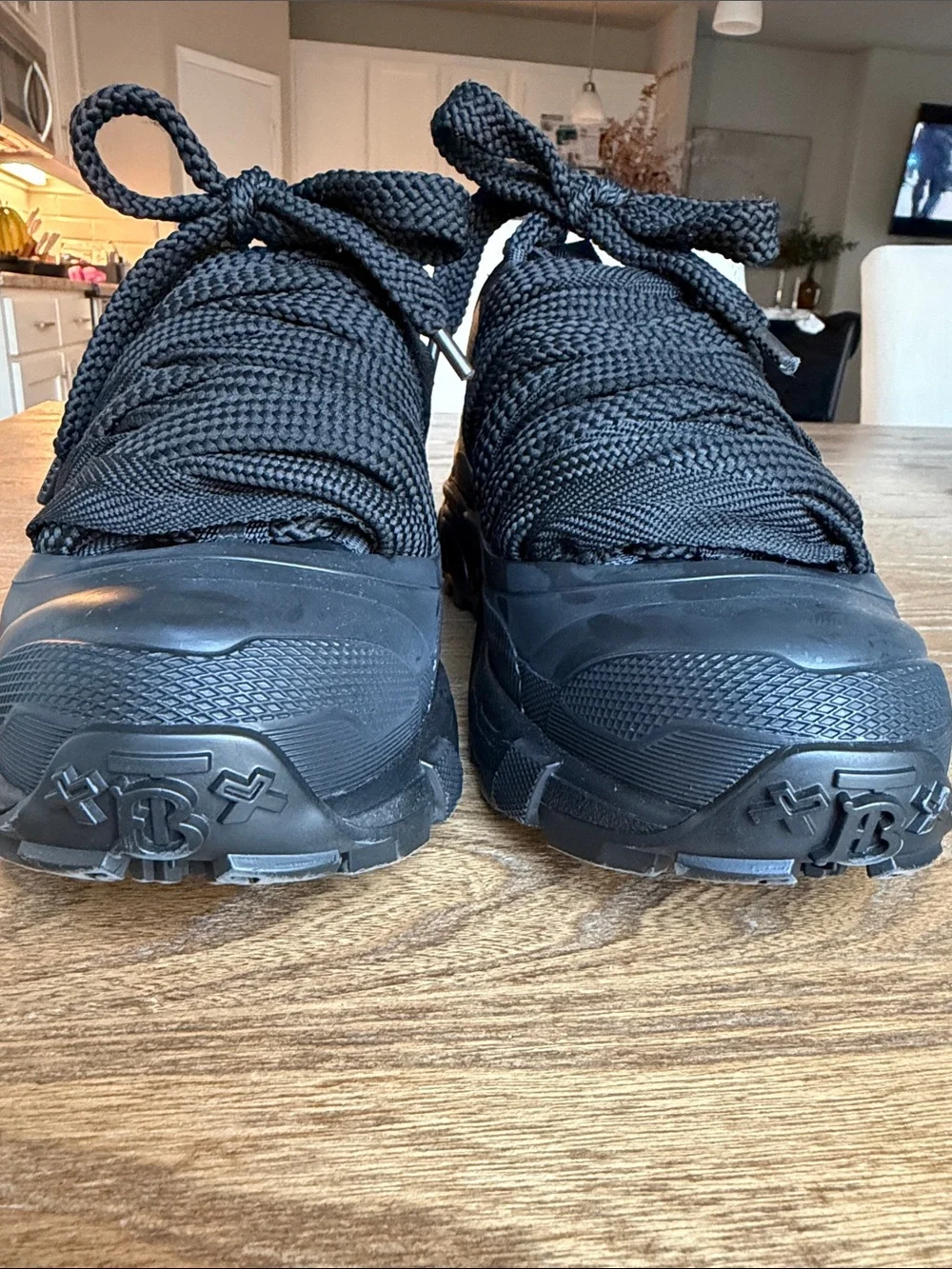 Burberry Black Arthur Trainer Sneakers